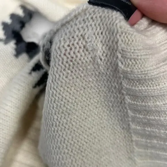 Skull Cashmere Brielle Wool & Cashmere Blend Sweater Size Small - Picture 9 of 9